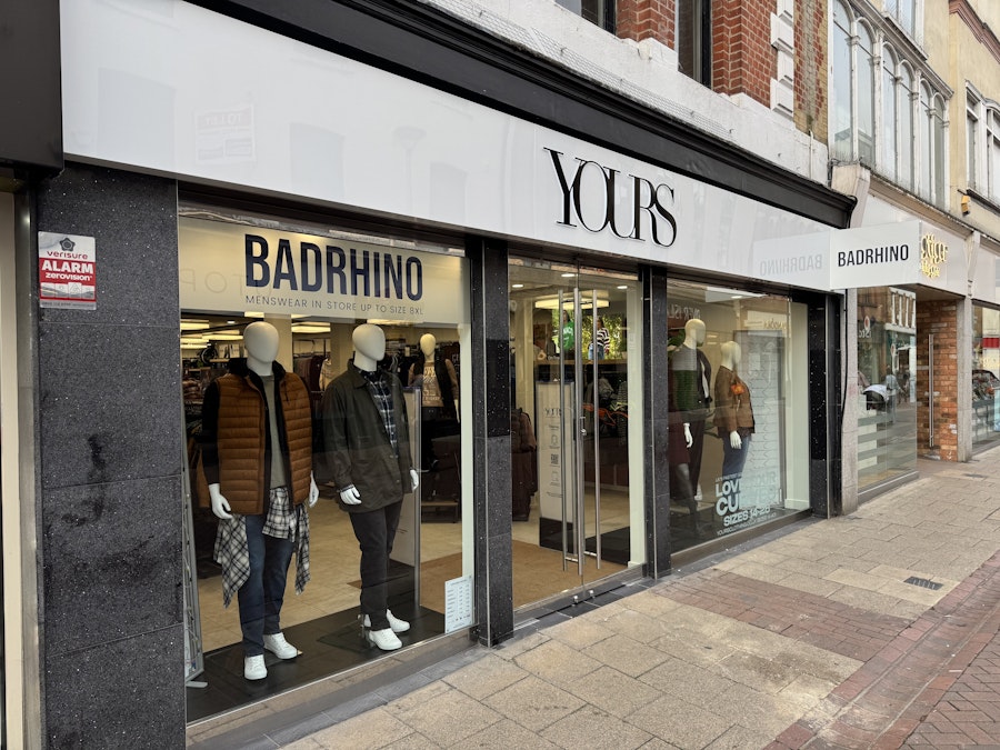 Yours clothing store on Tavern Street in Ipswich